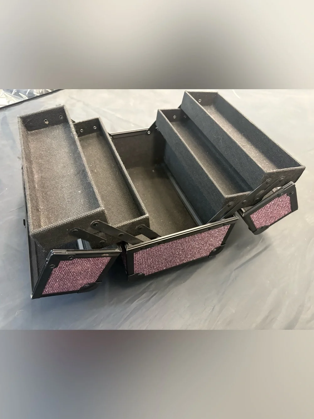 Ulta Beauty Artistry Edition Sparkling Pink Makeup Train Case